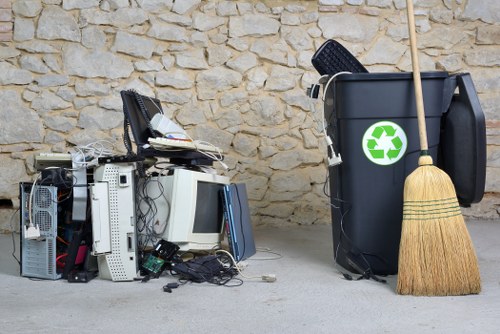 Clean and organized property after waste removal